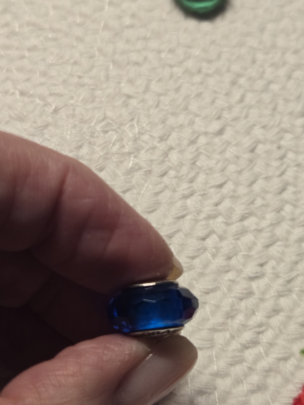 Pandora Faceted Blue Charm - Picture 3 of 3